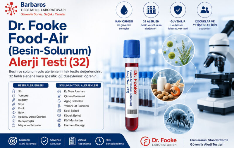 Dr. Fooke Food-Air (Besin-Solunum) Alerji Testi (32)