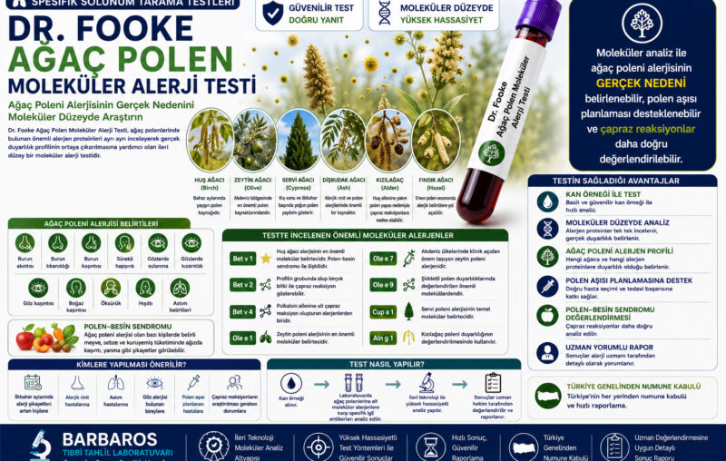 Dr. Fooke Ağaç Polen Moleküler Alerji Testi