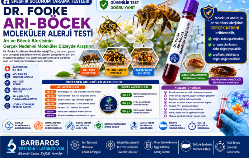 Dr. Fooke Arı-Böcek Moleküler Alerji Testi