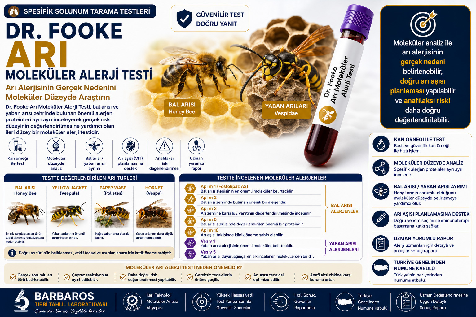 Dr. Fooke Arı Moleküler Alerji Testi