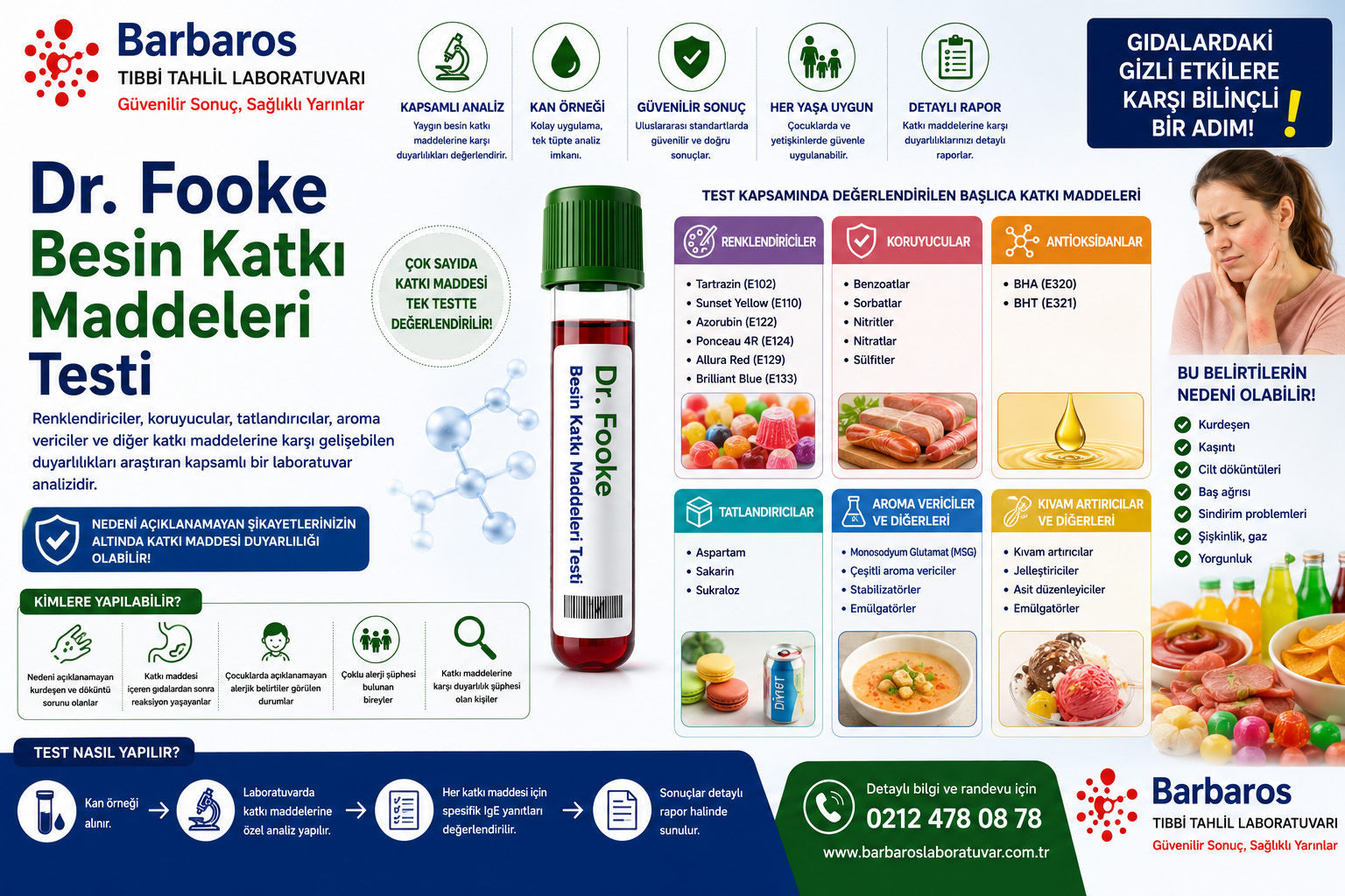 Dr. Fooke Besin Katkı Maddeleri Testi
