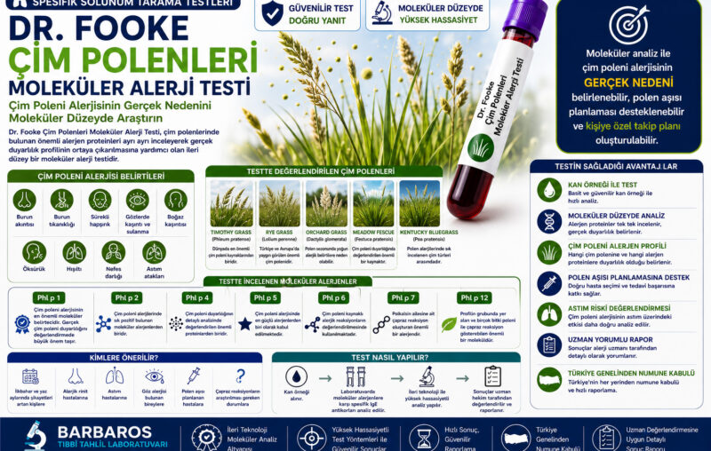 Dr. Fooke Çim Polenleri Moleküler Alerji Testi