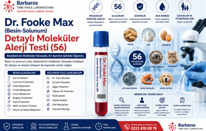 Dr. Fooke Max (Besin-Solunum) Detaylı Moleküler Alerji Testi (56)