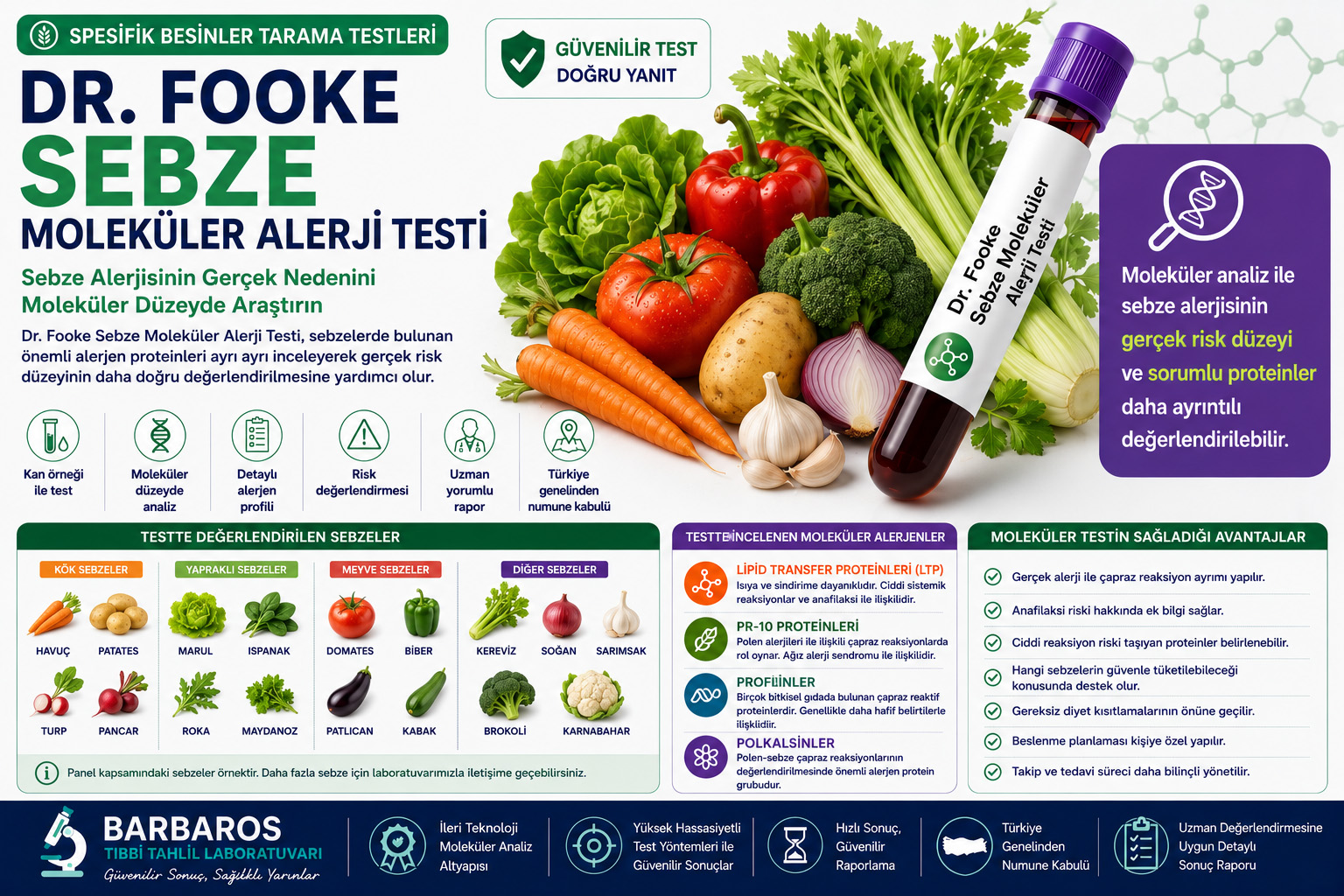 Dr. Fooke Sebze Moleküler Alerji Testi
