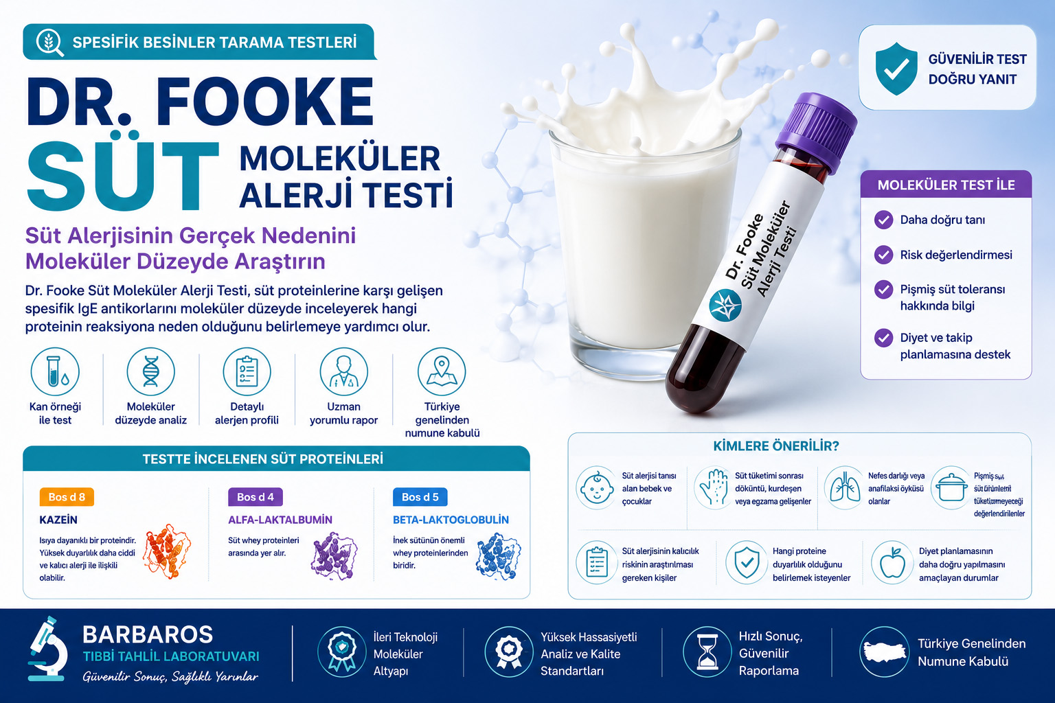 Dr. Fooke Süt Moleküler Alerji Testi