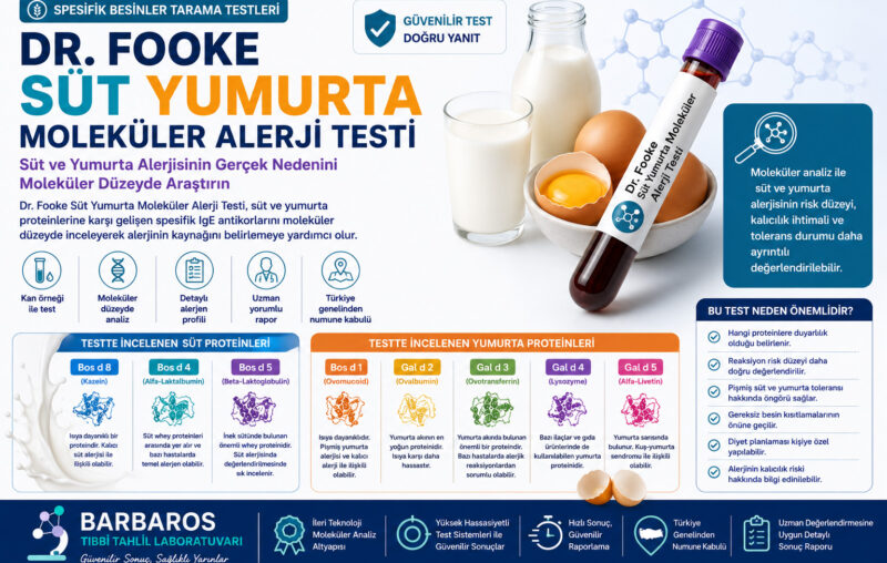 Dr. Fooke Süt Yumurta Moleküler Alerji Testi