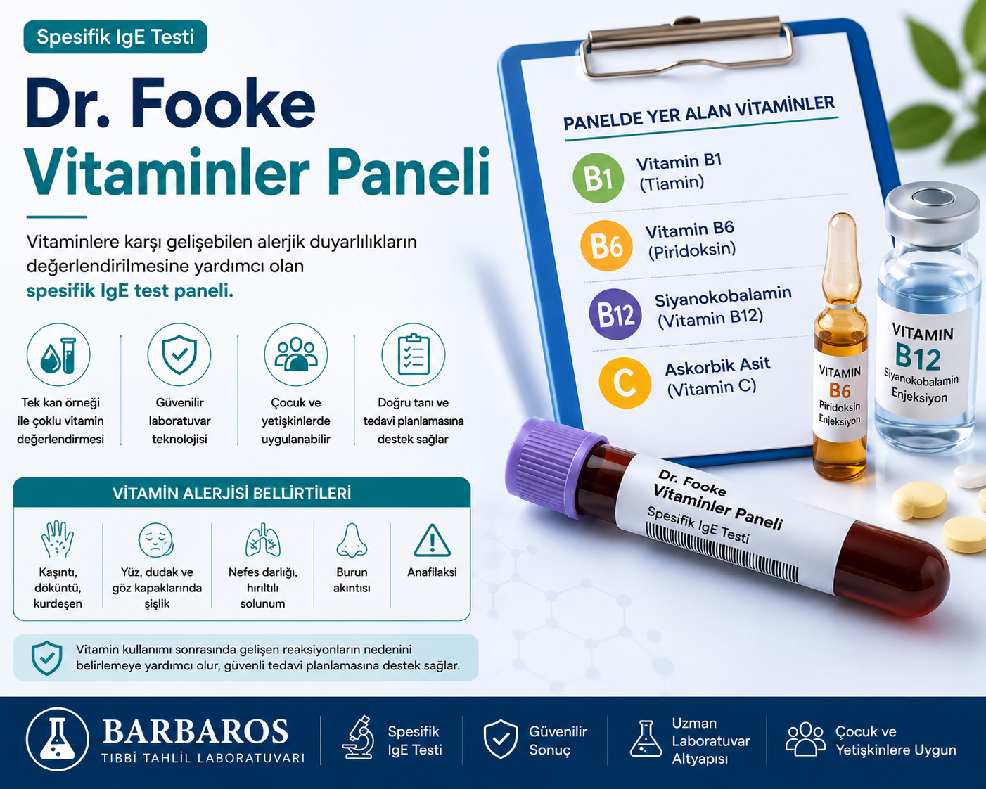 Dr. Fooke Vitaminler Paneli